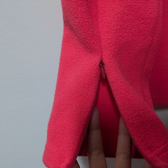 GAP Neon Pink Fleece Turtleneck Sweater, Women's Medium - Picture 9 of 9